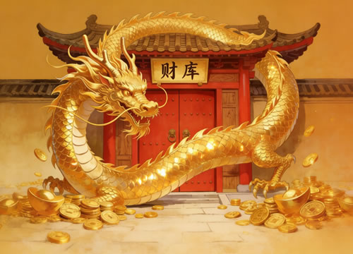 金龙守库招财术